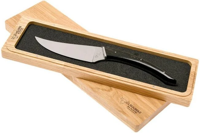 Laguiole En Aubrac Le Buron Cheese Knife Ebony, KMF99EBI 1 Laguiole En Aubrac Le Buron Cheese Knife Ebony, KMF99EBI