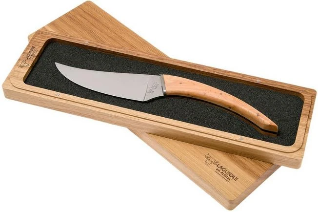 Laguiole En Aubrac Le Buron Cheese Knife Juniper Wood, KMF99GEI 1 Laguiole En Aubrac Le Buron Cheese Knife Juniper Wood, KMF99GEI