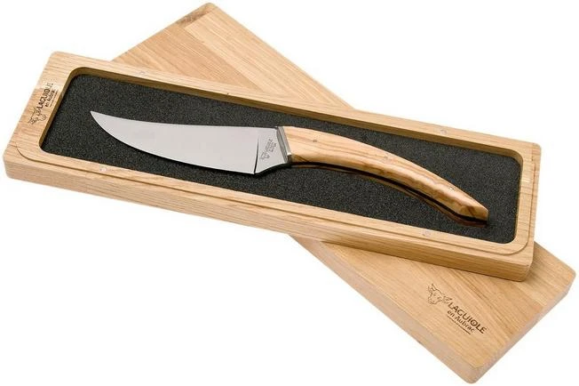 Laguiole En Aubrac Le Buron Cheese Knife Olive Wood, KMF99OLI 1 Laguiole En Aubrac Le Buron Cheese Knife Olive Wood, KMF99OLI