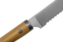 Laguiole En Aubrac Gourmet PG025BII Bread Knife Box Wood, 25 Cm -Kitchen Knife Shop AUPG025BII 05 laguiole