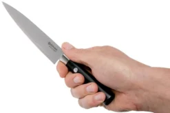 Böker Damast Black Utility Knife 14.5 Cm 130414DAM -Kitchen Knife Shop BO130414DAM 06 boker damast