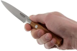 Böker Damast Olive 10 Cm Paring Knife, 130430DAM -Kitchen Knife Shop BO130430DAM 05 boker damast olive bo130430dam 05