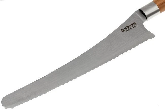 Böker Damast Olive 23.5 Cm Bread Knife, 130433DAM 2 Böker Damast Olive 23.5 Cm Bread Knife, 130433DAM - Image 2