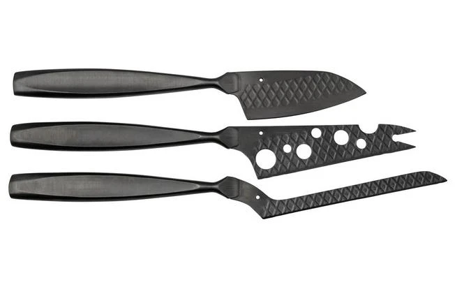 Boska Monaco+ 307089 Black Cheese Knife Set 2 Boska Monaco+ 307089 Black Cheese Knife Set - Image 2