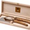 Claude Dozorme Cheese Knife Set Hard Cheese, Olive Wood