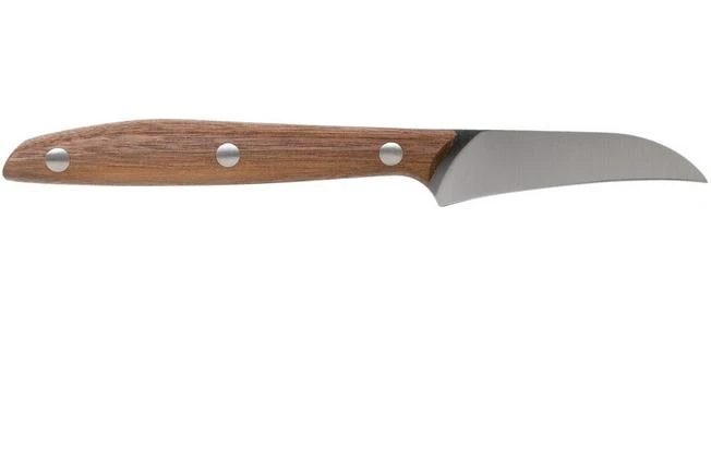 Due Cigni 1896, 2C1001NO Peeling Knife 7 Cm, Walnut Wood 2 Due Cigni 1896, 2C1001NO Peeling Knife 7 Cm, Walnut Wood - Image 2
