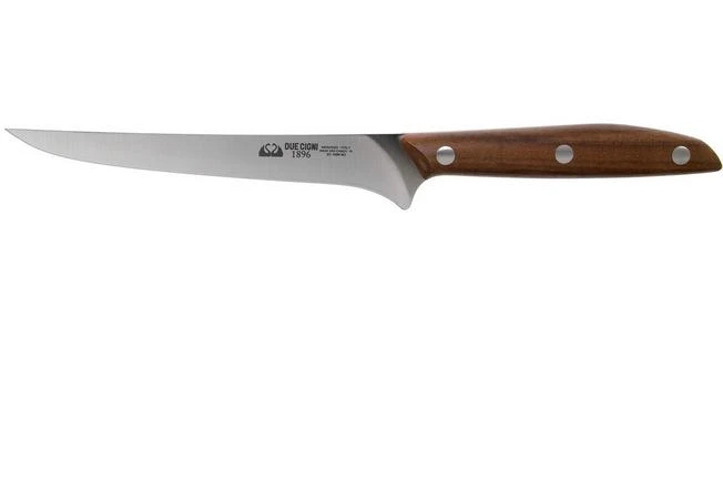 Due Cigni 1896, 2C1006NO Boning Knife 15 Cm, Walnut Wood 1 Due Cigni 1896, 2C1006NO Boning Knife 15 Cm, Walnut Wood