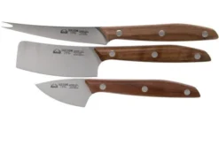 Due Cigni 1896, 2C1018NO 3-piece Cheese Knife Set, Walnut Wood