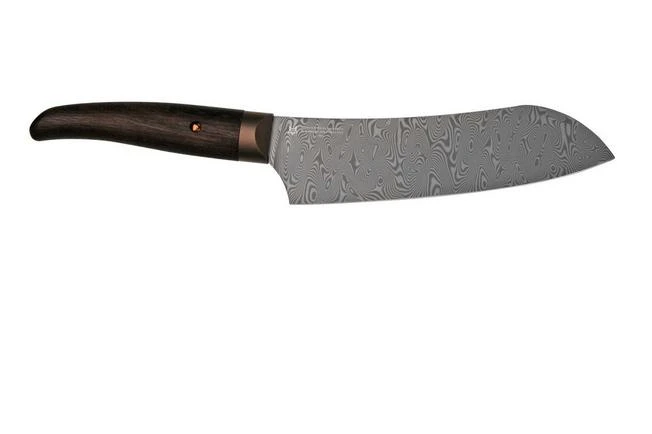 Due Cigni Coquus Balbach Damascus 2C2103DGD Santoku 18 Cm 2 Due Cigni Coquus Balbach Damascus 2C2103DGD Santoku 18 Cm - Image 2