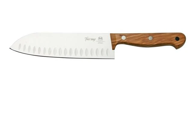 Due Cigni Tuscany DG2C760-18OL Santoku 18 Cm Olive Wood 1 Due Cigni Tuscany DG2C760-18OL Santoku 18 Cm Olive Wood