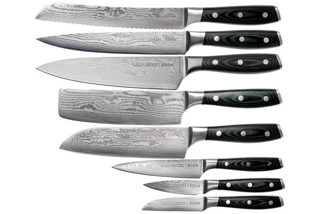 Eden Classic Damast 2030-S08, 8-piece Knife Set 1 Eden Classic Damast 2030-S08, 8-piece Knife Set