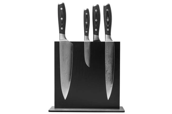 Eden Classic Damast 2030-S09, 5-piece Knife Set With Magnetic Knife Block 1 Eden Classic Damast 2030-S09, 5-piece Knife Set With Magnetic Knife Block