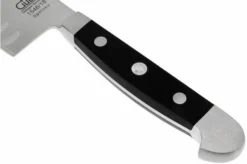Güde Alpha Granton Santoku, 1546/18 7 Güde Alpha Granton Santoku, 1546/18 -Kitchen Knife Shop GU1546 18 03 gude alpha santoku met kuiltjes gu1546 18 d3