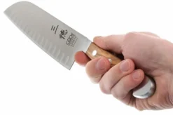 Güde Alpha Olive Santoku With Granton Edge, X546/18 -Kitchen Knife Shop GUX546 18 05 gude alpha olive gux546 18 05