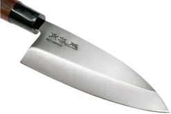 Kai Seki Magoroku Redwood Deba 15,5 Cm, MGR-0155D -Kitchen Knife Shop KAMGR 155D 03 kai seki magoroku kamgr 155d 03