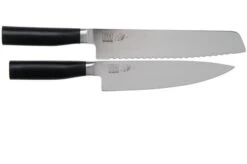 Kai Tim Malzer Kamagata Monster Set TMK-CB22, 2-piece Knife Set Chef's Knife And Bread Knife + Cook Book -Kitchen Knife Shop KATMK CB22 03 kai shun