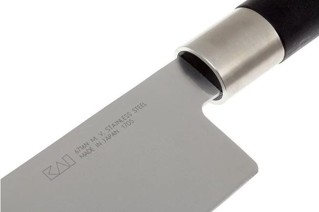 Kai Wasabi Black Nakiri 16.5cm 6716N 2 Kai Wasabi Black Nakiri 16.5cm 6716N - Image 2