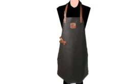 Knivesandtools Leather Apron Utah Choco 82cm