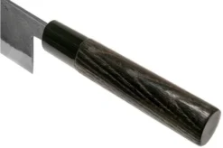 Munetoshi Nashiji Black Nakiri 16.5cm 9 Munetoshi Nashiji Black Nakiri 16.5cm -Kitchen Knife Shop MINB001 05 munetoshi