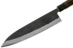 Munetoshi Nashiji Black Gyuto Chef's Knife 24 Cm -Kitchen Knife Shop MINB005 03 munetoshi