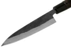 Munetoshi Nashiji Black Petty Paring Knife 15 Cm -Kitchen Knife Shop MINB007 03 munetoshi