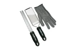 Microplane Set With Grater, Mandoline And Protective Glove 46020/45044/34027