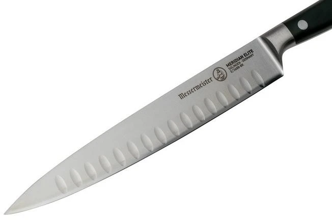 Messermeister Meridian Elite E-3688-8K Carving Knife With Dimples, 20 Cm 3 Messermeister Meridian Elite E-3688-8K Carving Knife With Dimples, 20 Cm - Image 3