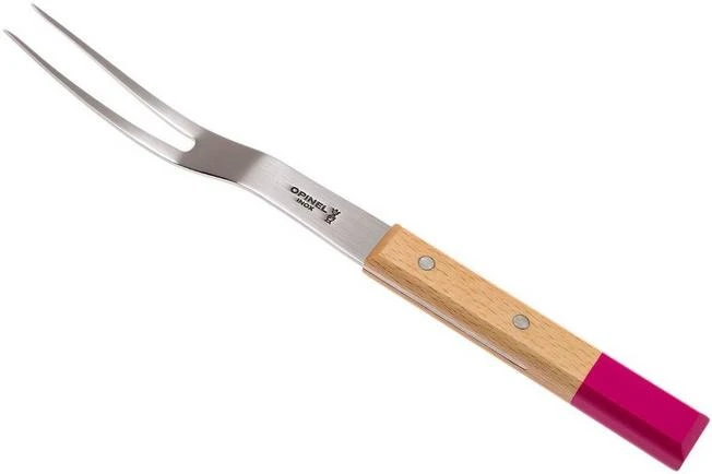 Opinel Parallèle POP N°124 Meat Fork, Fuchsia 1 Opinel Parallèle POP N°124 Meat Fork, Fuchsia