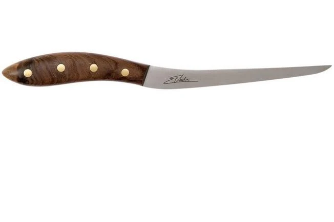 Robert Herder Edwin Vinke's Special Flexible Fillet Knife 17 Cm Walnut Wood 2 Robert Herder Edwin Vinke's Special Flexible Fillet Knife 17 Cm Walnut Wood - Image 2