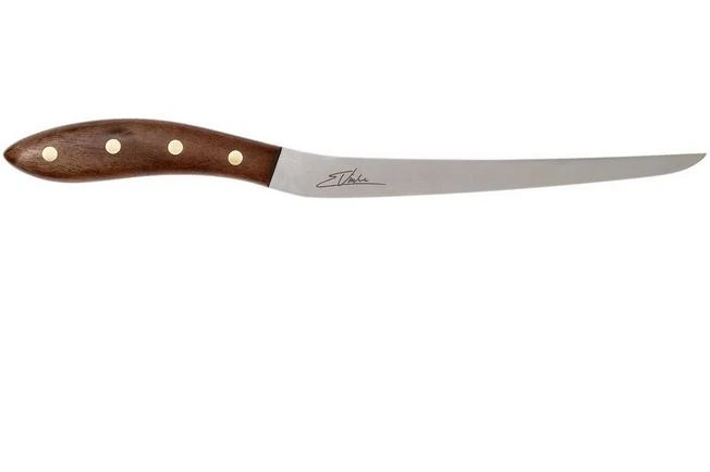 Robert Herder Edwin Vinke's Special Sturdy Fillet Knife 21 Cm Walnut Wood 2 Robert Herder Edwin Vinke's Special Sturdy Fillet Knife 21 Cm Walnut Wood - Image 2