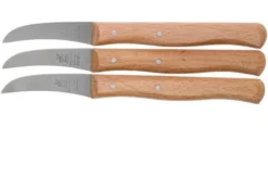 Robert Herder Turning Knife Red Beech Wood, Set Of Three
