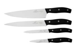 Lion Sabatier Mon Bloc II 662580 4-piece Kitchen Knife Set, Black -Kitchen Knife Shop SA662580 04 lionsabatier