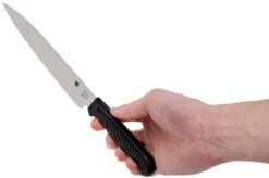 Spyderco K04PBK Utility Knife 16.5 Cm, Black -Kitchen Knife Shop SPK04PBK 06 spyderco kitchen 1