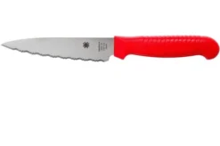 Spyderco K05SRD Paring Knife 11 Cm, Red Serrated