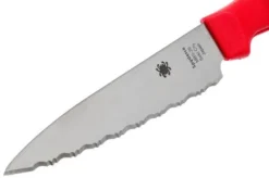 Spyderco K05SRD Paring Knife 11 Cm, Red Serrated 8 Spyderco K05SRD Paring Knife 11 Cm, Red Serrated -Kitchen Knife Shop SPK05SRD 03 spyderco kitchen