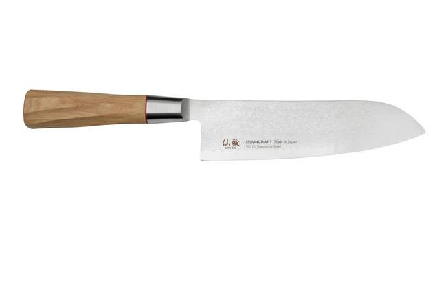 Suncraft Twisted Octagon TO-04 Santoku 16.5 Cm 2 Suncraft Twisted Octagon TO-04 Santoku 16.5 Cm - Image 2