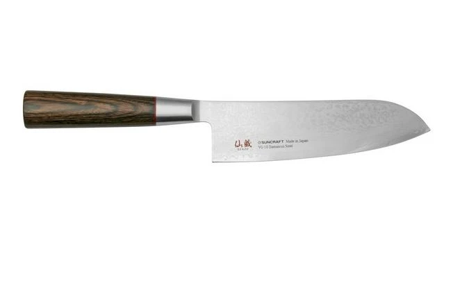 Suncraft Senzo Classic ID-04 Santoku Knife 16.7cm 2 Suncraft Senzo Classic ID-04 Santoku Knife 16.7cm - Image 2