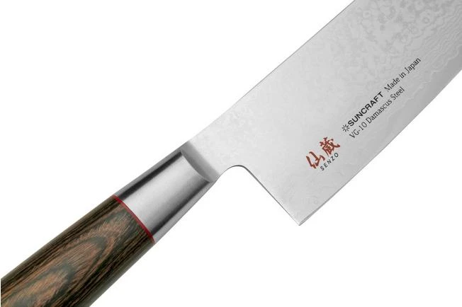 Suncraft Senzo Classic ID-04 Santoku Knife 16.7cm 5 Suncraft Senzo Classic ID-04 Santoku Knife 16.7cm - Image 5