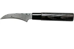 Tojiro Shippu Black Damascus Turning Knife 7 Cm, FD-1590