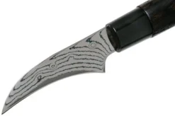 Tojiro Shippu Black Damascus Turning Knife 7 Cm, FD-1590 -Kitchen Knife Shop TJFD 1590 03 tojiro sippu black