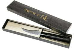 Tojiro Shippu Black Damascus Turning Knife 7 Cm, FD-1590 -Kitchen Knife Shop TJFD 1590 08 tojiro sippu black