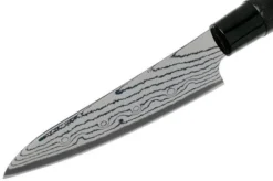 Tojiro Shippu Black Damascus Utility Knife 13 Cm, FD-1592 -Kitchen Knife Shop TJFD 1592 03 tojiro sippu black