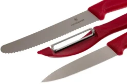 Victorinox SwissClassic Vegetable Knives In Red, Set Of 3, 6.7111.31 7 Victorinox SwissClassic Vegetable Knives In Red, Set Of 3, 6.7111.31 -Kitchen Knife Shop VT6 7111 31 03 victorinox vt6 7111 31 03
