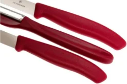 Victorinox SwissClassic Vegetable Knives In Red, Set Of 3, 6.7111.31 8 Victorinox SwissClassic Vegetable Knives In Red, Set Of 3, 6.7111.31 -Kitchen Knife Shop VT6 7111 31 04 victorinox vt6 7111 31 04