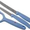 Victorinox SwissClassic 6.7116.33L22 3-piece Vegetable Knife Set, Blue