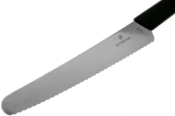 Victorinox Swiss Modern Bread Knife 22 Cm, Black -Kitchen Knife Shop VT6 9073 22WB 03 victorinox