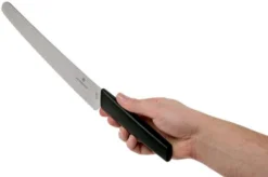 Victorinox Swiss Modern Bread Knife 22 Cm, Black -Kitchen Knife Shop VT6 9073 22WB 06 victorinox
