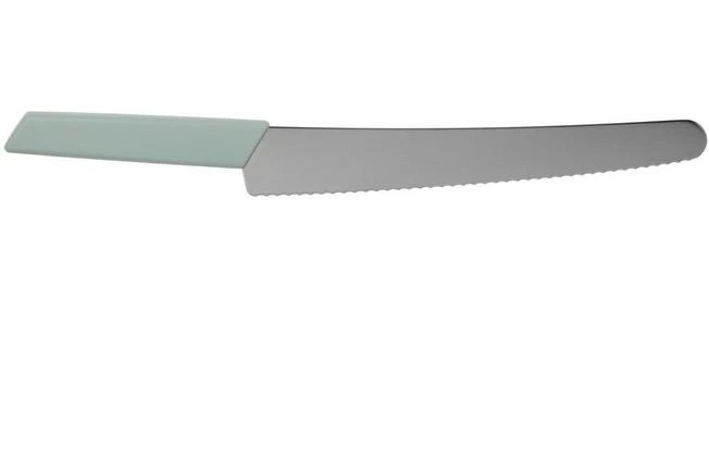 Victorinox Swiss Modern 6.9076.26W44B Bread Knife 26cm, Mint Green 2 Victorinox Swiss Modern 6.9076.26W44B Bread Knife 26cm, Mint Green - Image 2