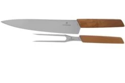 Victorinox Swiss Modern 6.9091.2 Carving Set, Walnut Wood