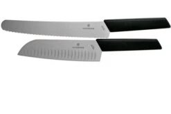 Victorinox Swiss Modern Two-piece Knife Set, Black